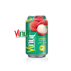 VINUT 330ml Low Calorie Lychee Juice Drink Natural Processing OEM ODM Wholesale Suppliers Private Label with Milk Ingredients
