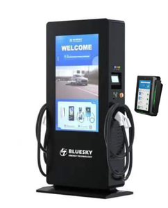 Level 3 floor-mounted DC EV Charger new energy 60kw GBT RFID APP OCPP1.6 pos payment for ev charger station