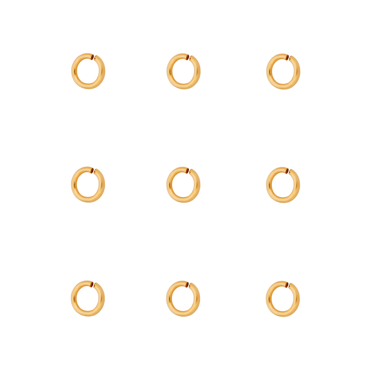 Yiwu Xinba Jewelry Accessories Factory 14K gold filled jump ring Connection jump ring for jewelry accessories Will not fade Open jump ring