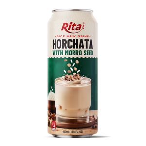 Vietnam's Exporter Rice Milk Drink Horchata With Morro Seed 16.5 fl Oz Cans Best Quality OEM ODM Services Private Label