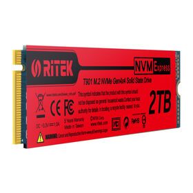 RITEK M.2 SSD PCIe 4.0 NVMe SSD Internal Gaming Solid State Hard Drive Upgrade PC Laptop Storage Turbo Speed Response for Gamers