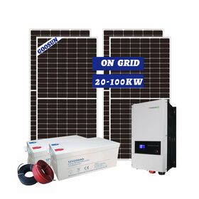 solar panel system 8kw solar air conditioner split system hybrid 8000w hybrid inverter solar