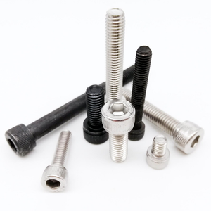DIN912 304 Stainless Steel Hexagon Socket Cup Head Allen Screw Plain Finish Hex Cylinder Head Bolt for Machine Use