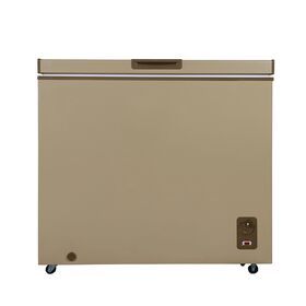 Commercial Top Open Door Chest Freezer BD-300F-1 White, Large Storage for Families, Space-Saving Flat Back, Front Drain