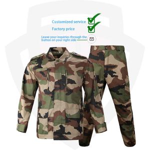 Doublesafe Militaire Ropas French CE (Central Europe) Woodland Camouflage Camo Tactique Tactical Uniform F1 Clothing Suit