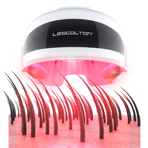 Lescolton Home Use Hat 650nm Red Led Light Hair Regrowth Cap Hair Growth Helmet Laser Therapy Lllt Device