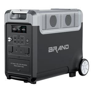 Large Capacity 3840Wh Portable Power Station 3600W 3300W with Expansion Battery