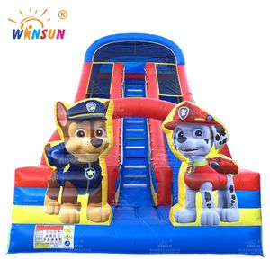 WINSUN Customized Outdoor Indoor 0.55 mm Trampoline Inflatable Dry Slide PVC Party Inflatable Dry Slides With Arch