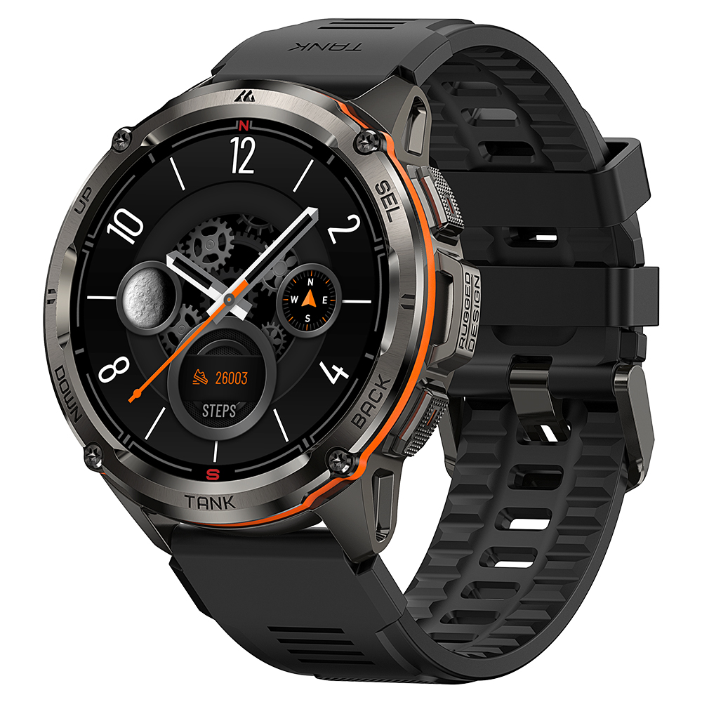 Shenzhen Kospet Technology Co., Ltd. customization kospet sports smart watch 1.43 470mAh TANK T3 ultra with GPS heart rate blood oxygen outside smartwatch