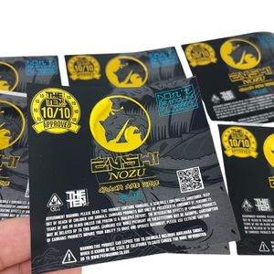 Custom Printing Factory with New Process for 3D Embossing Health Supplements Stickers