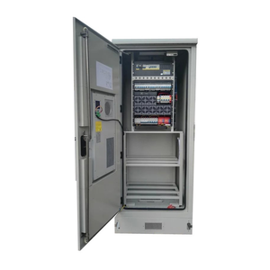 W-TEL IP55 Outdoor Equipment Cabinet 19" rack 42U Telecom Cabinet Power Supply Enclosures With Air Conditioner
