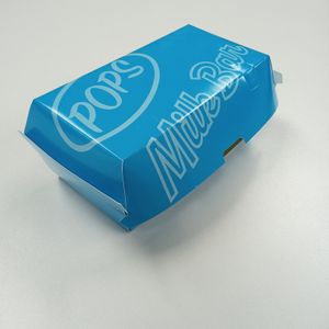 Professional OEM Manufacturer Custom Printing Hamburger Paper Box Hot Dot Paper Box Burger Box