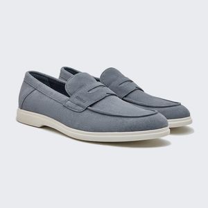 Branded Handmade Suede Comfortable Formal Dress Shoes Loafers For Men