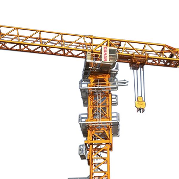 Factory Tower Crane Manufacturer Made 8 Ton Flat-Top Tower Crane For Building