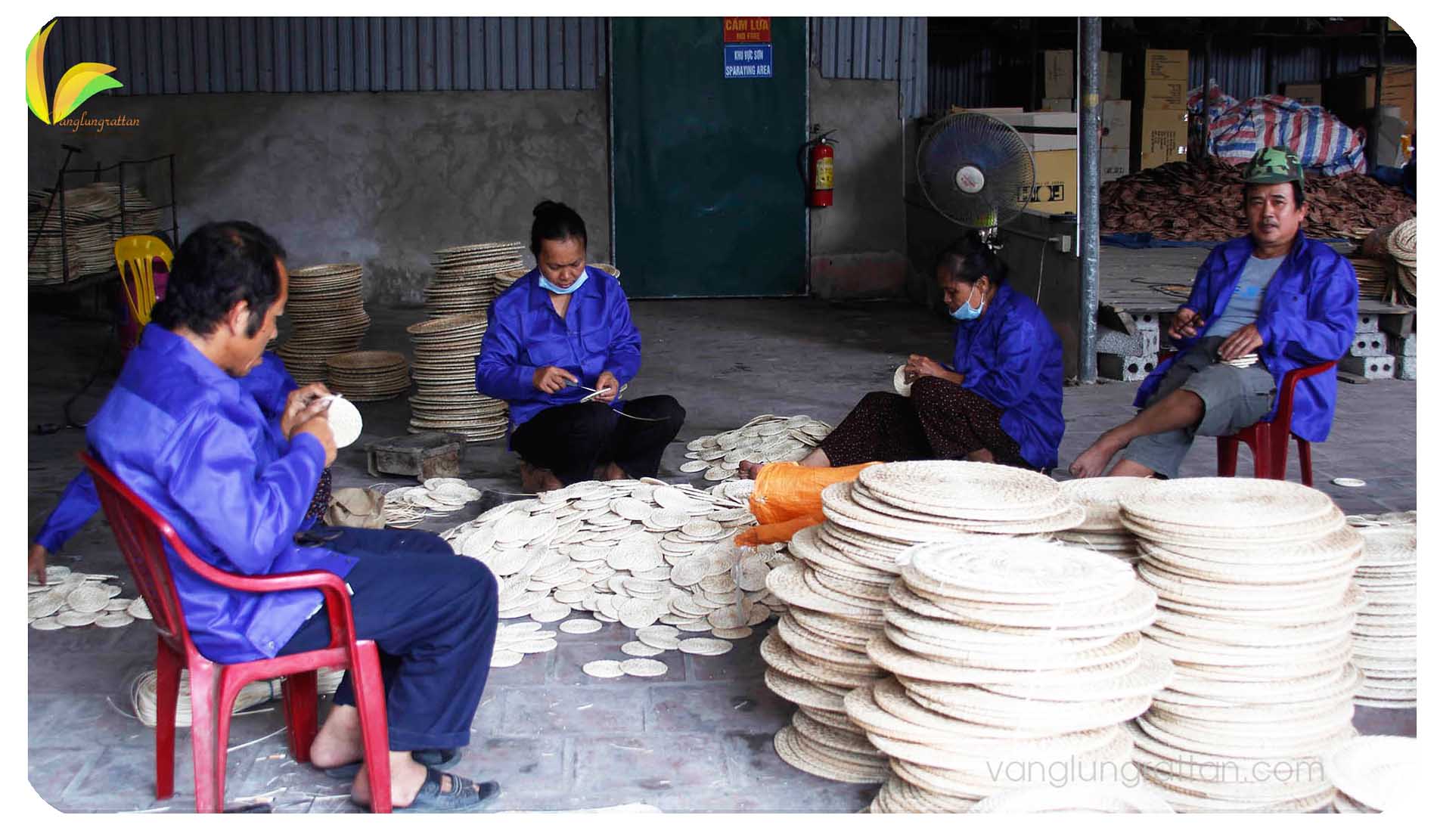 Vang Lung Bamboo Rattan Co., Ltd. Rattan Basket