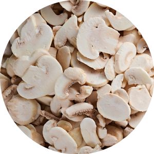 Wanda Foods Cultivation Mushroom Iqf Frozen White Mushroom Champignon mushroom slices IQF