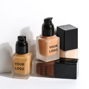 Korean Best Selling Full Cover Long Lasting Private Label Waterproof Create Logo Makeup Wholesale High Quality Liquid Foundation