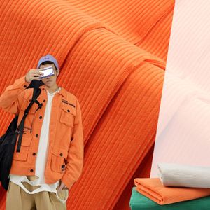 Fabric 11w new arrival 2024 heavy 100% organic cotton bulk blue corduroy fabric italian for women