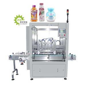 ZXSMART Factory Full Tracking Automatic Plastic Drinks Juice Coffee Beverage Bottle Filling Machine