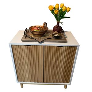 Modern Furniture Wooden Cabinet Storage Living Room Wood Sideboard Buffet Cabinet With Doors