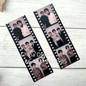 Clear Transparent PVC Card Printing K-pop Film Strip Plastic Photo Kpop Photostrip