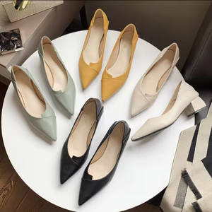 Myway New Styles Soft Insole Beautiful Ladies Dress Pumps Shoes Women Ballerina Flat Black Shoes For Women