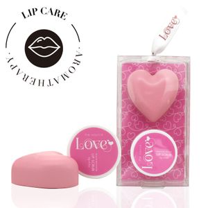 2024 New design custom logo Vegan organic lip care moisturizing lip balm and sugar scrub gift Set
