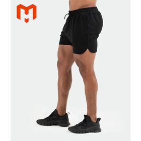 Multi colors polyester spandex mens athletic shorts sports casual breathable quick drying fitness mesh shorts for menPopular