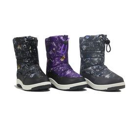 Gaily Women's winter boots Elastic band Colorful Design hot-selling snow boots outdoor walking shoes