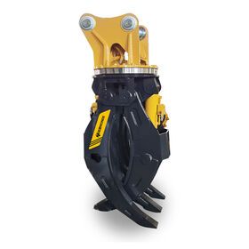 MONDE new  hydraulic excavator rotary grab grapple rotation clamp bucket 6/7/8/12/15/20/30/40 ton