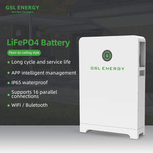 GSL Energy Outdoor 48V Battery 14.34kWh/16.38kWh 280Ah/320Ah 51.2V UL9540 UL1973 CAN Communication Port Smart Split Home