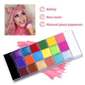 Halloween Waterproof  20 Color Body Art Oil Painting Face Paint Makeup Set Special Effects Stage Makeup Tattoo Paint for party