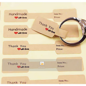Paper Price tags custom tshirts printer jewelry paper logo small stickers ring personalizados labelsPopular
