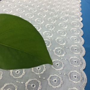 2024 Swiss Cotton Lace embroidery fabric  for making dress