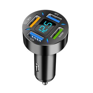 Rapid Car Charger 7A Mobile Phone Charger Adapter Intelligent Shunt safe charging in the car direct selling factory