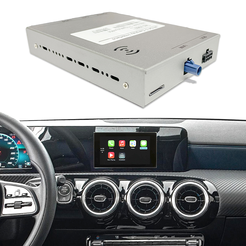 Guangzhou Roadpassion Electronics Technology Co., Ltd. For Mercedes-Benz NTG4.5 Reversing Camera Interface Wireless Android Auto CarPlay Box