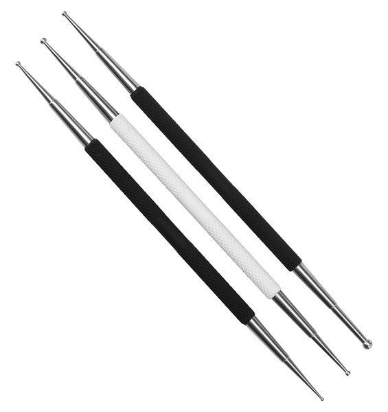 2-Way Dotting Pen Tool for Nail Art Tip Dot Paint Manicure Kit with Callus Remover Feature
