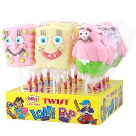 wholesale  candy marshmallow  35g*18 Lollipop  Marshmallow Candy