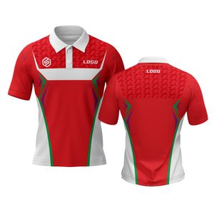 Summer Quick Dry Polyester Shirts Custom Sublimation Spandex Polo Shirt For Men