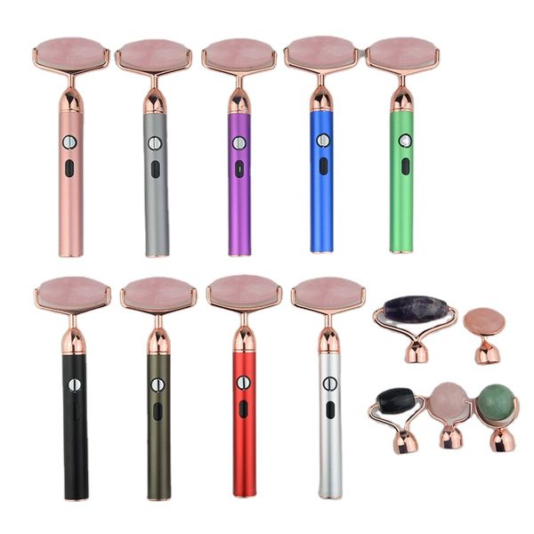 Electric Beauty Vibration Roller USB Rechargeable Color&Logo Customization Multiple Detachable Roller Heads