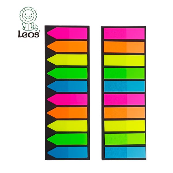 Colorful Transparent Sticky Note Flags for books and magazines