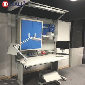 workshop work benches laboratory table with ESD board desktop