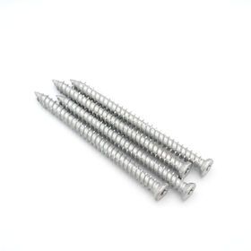 Best Anchors 8 Inch Countersunk Head Plum Hole Attach To Block Drilling Concrete Screws