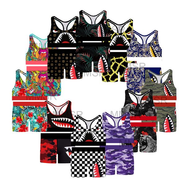 Brand quality underwear for women Logo Label Boxers Briefs Underwear Shorts Women Set