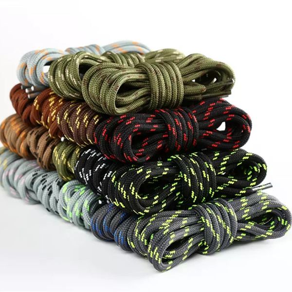 1Pair Round Shoelaces Outdoor Hiking Boot Sports Shoe Laces Kids Sneakers Shoelaces Length 100/120/140/160CM Laces Baskets