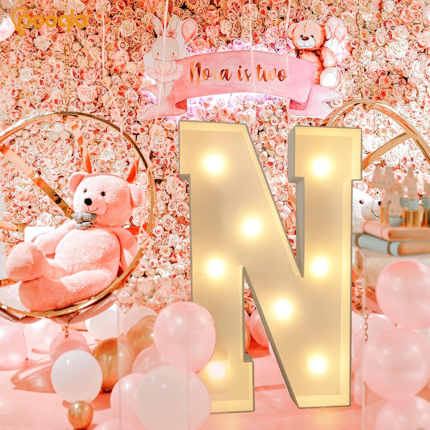 Meizhou Aurora Advertising Co., Ltd. Buoyant Wholesale Marquee Letters 4ft Birthday Party Decor Led Numbers Marquee Letters Light Up Bubble Light for Numbers