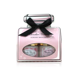 Customized Private Label Bath & Body Care In Gift Box 80ml Body Lotion And 80ml Body Scrub For Women and Girl