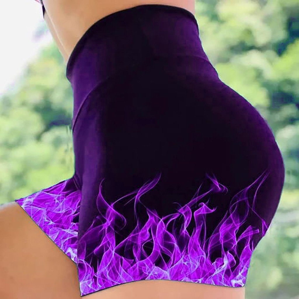 Yiwu Manxin Clothing Firm Ladies High Waist Scrunch Butt Lift Leggings Running Gym Tights Women Girl Summer Shorts Yoga Pants