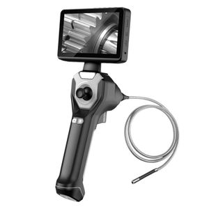 Portable Endoscope Inspection Camera with 4mm Probe Lens, 1Mt Working Cable, 360 Degrees Joystick Articulation, 5 Inch Display