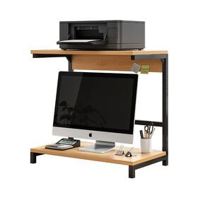 Laptop Holder Printer Riser Desk Accessories Monitor Stand Riser Monitor Stand Wood Standing Monitor